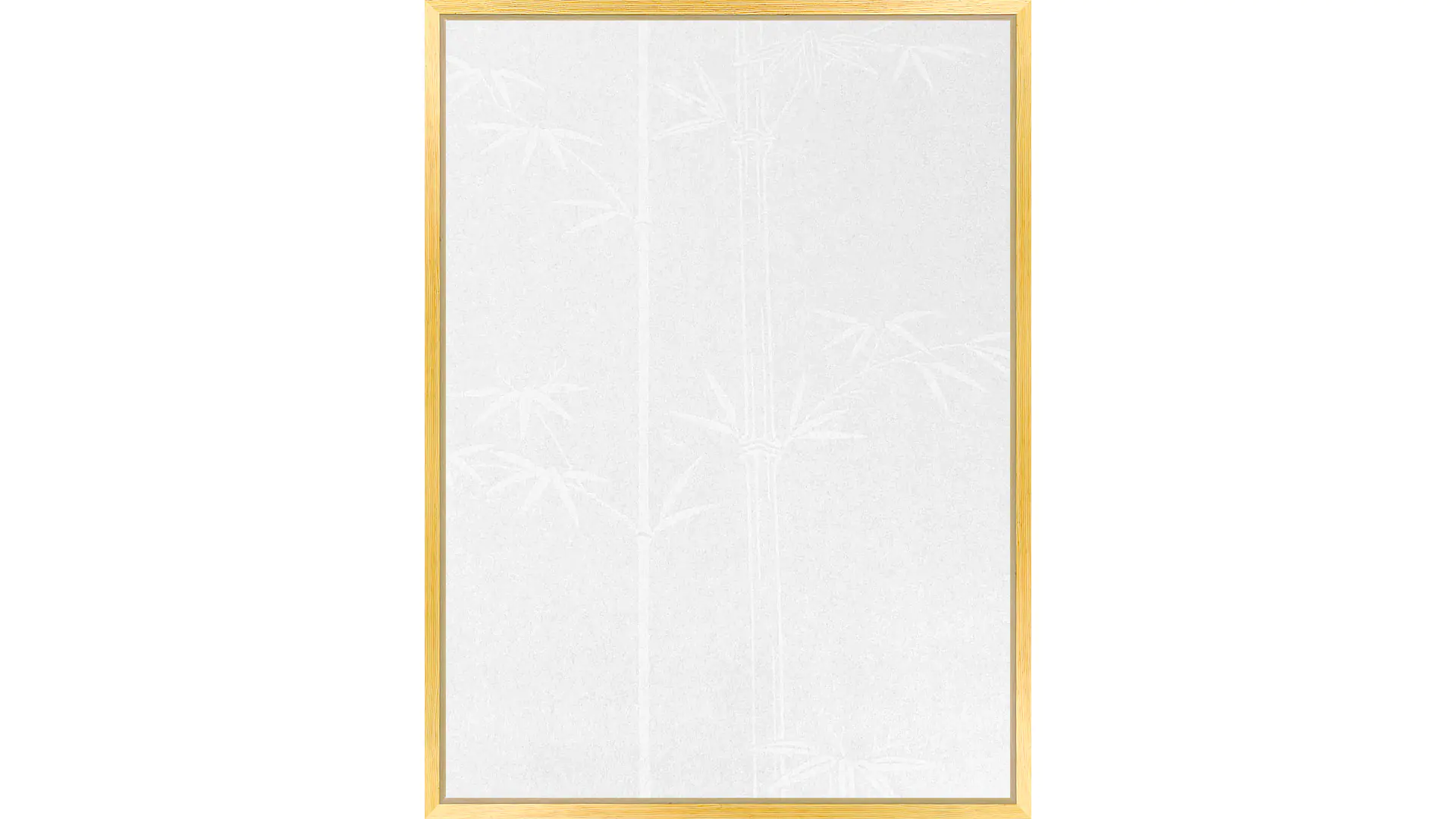Shoji-Papier mit Bambus-Dekor weiß Shoji-Papier mit Bambus-Dekor weiß