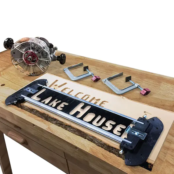 Schriftenfrässchablone SignPro™ MILESCRAFT