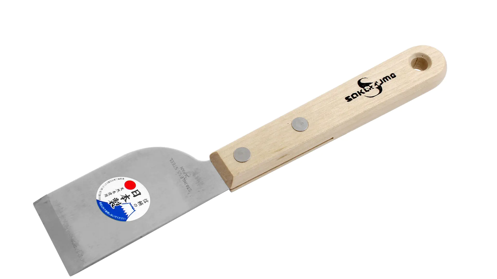 Edelstahl-Spachtel gerade Form Edelstahl-Spachtel gerade Form