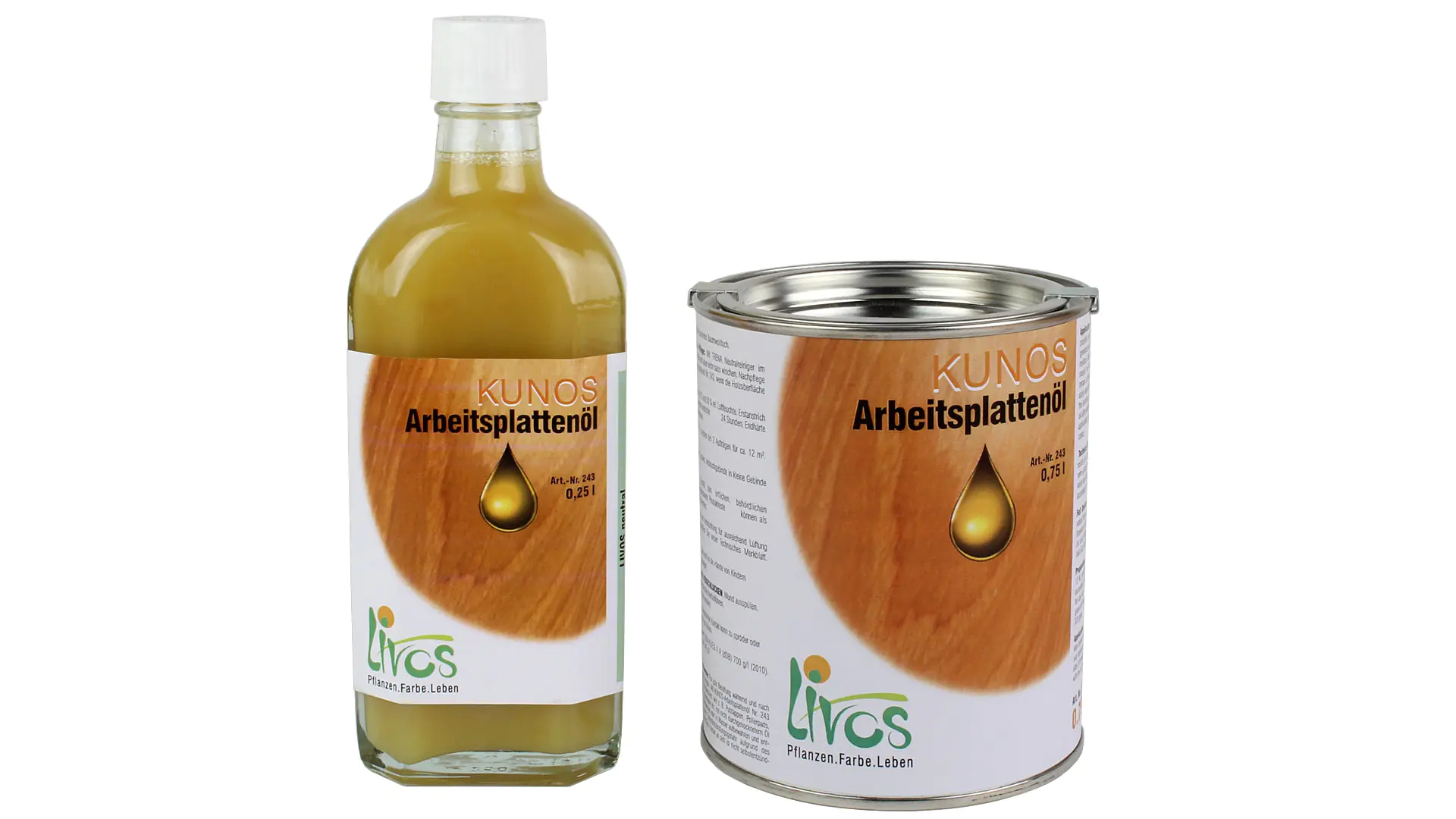 Kunos-Arbeitsplattenöl von Livos Kunos-Arbeitsplattenöl von Livos