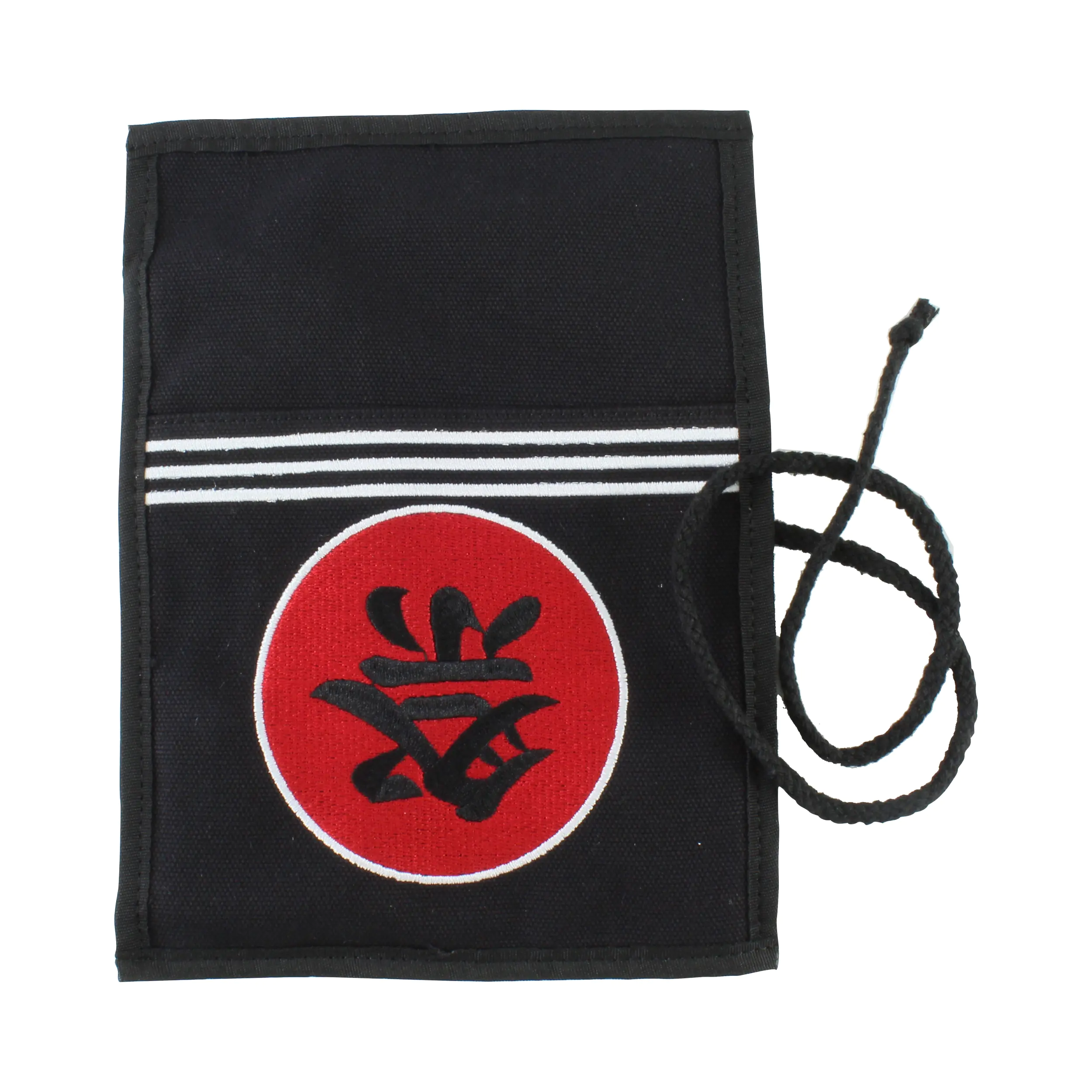 Dekorative kleine Tasche aus schwarzem Segeltuch für 3 japanische Mini-Sägen