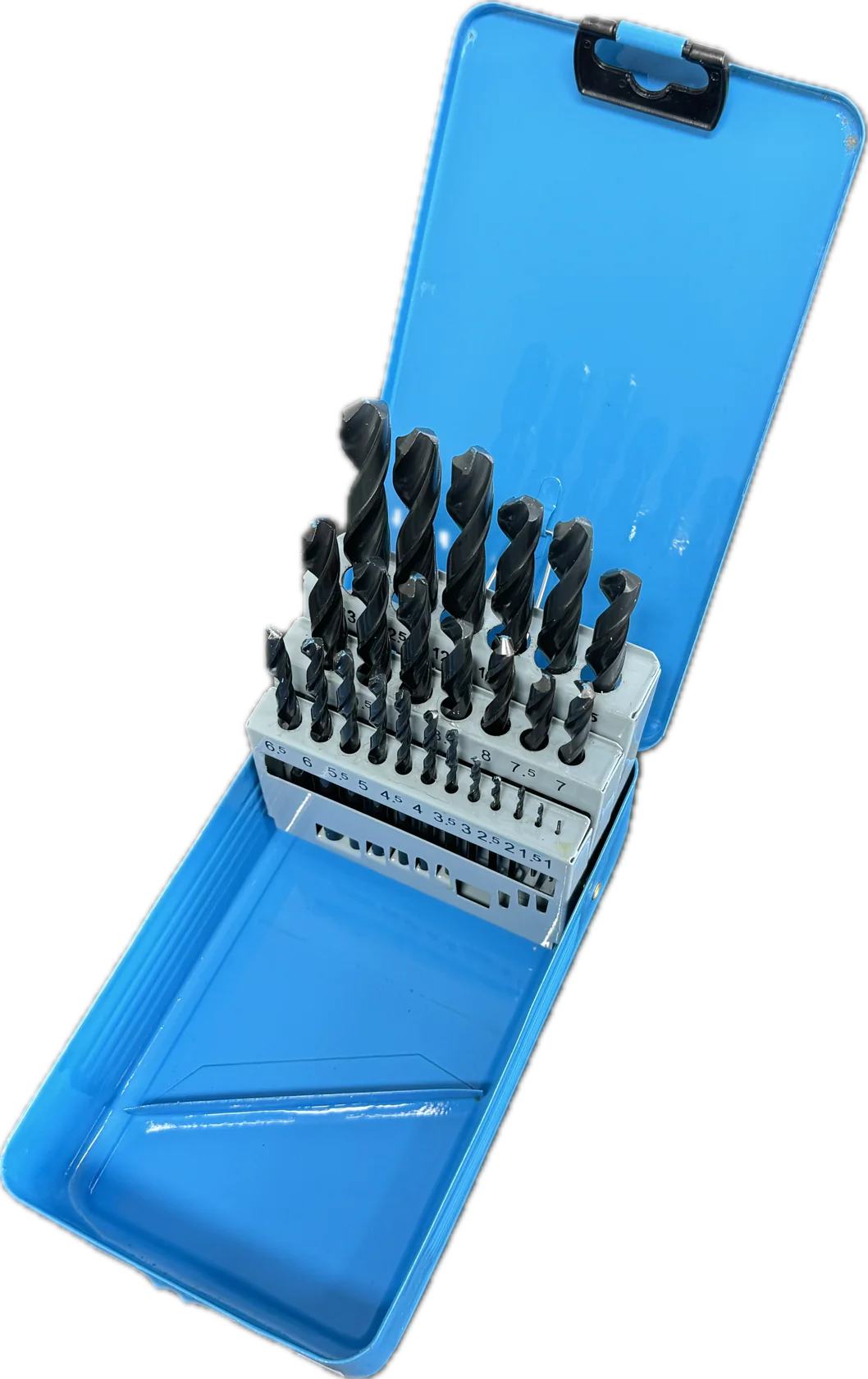 HSS Spiralbohrer-Satz 1,0 - 13,0 mm steigend um 0,5 mm (25 Stück) HSS Spiralbohrer-Satz 1,0 - 13,0 mm steigend um 0,5 mm (25 Stück)