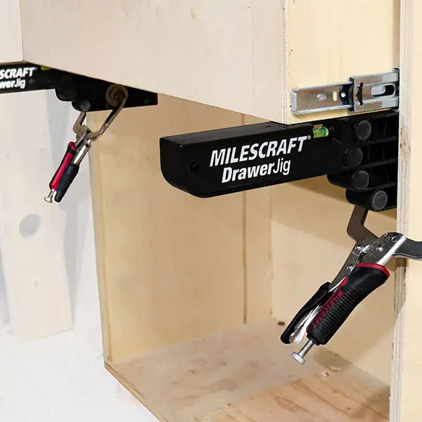 DrawerJig™ - Schubladenmontagehilfe MILESCRAFT DrawerJig™ - Schubladenmontagehilfe MILESCRAFT