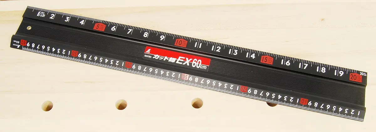 SHINWA Schneidlineal - ohne Handgriff SHINWA Schneidlineal - ohne Handgriff