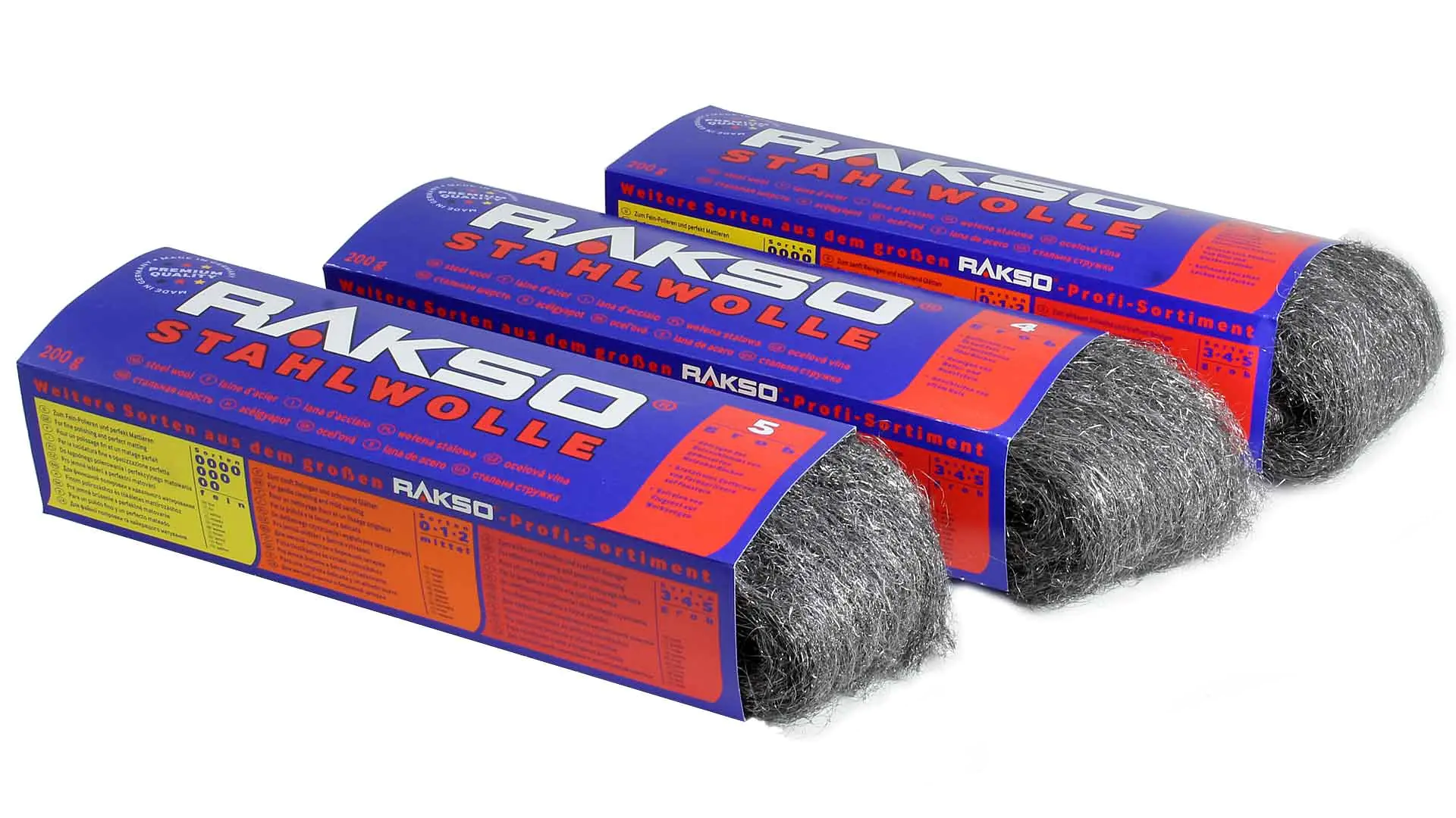 Stahlwolle grob 200g RAKSO