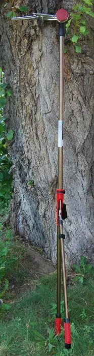 Japanische Stangen-Heckenschere mit Klingen 150 mm, Gesamtlänge 1800 mm Japanische Stangen-Heckenschere mit Klingen 150 mm, Gesamtlänge 1800 mm