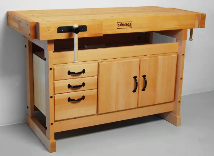 Sjöbergs Hobelbank Scandi Plus 1425 mit Schrankmodul SM03