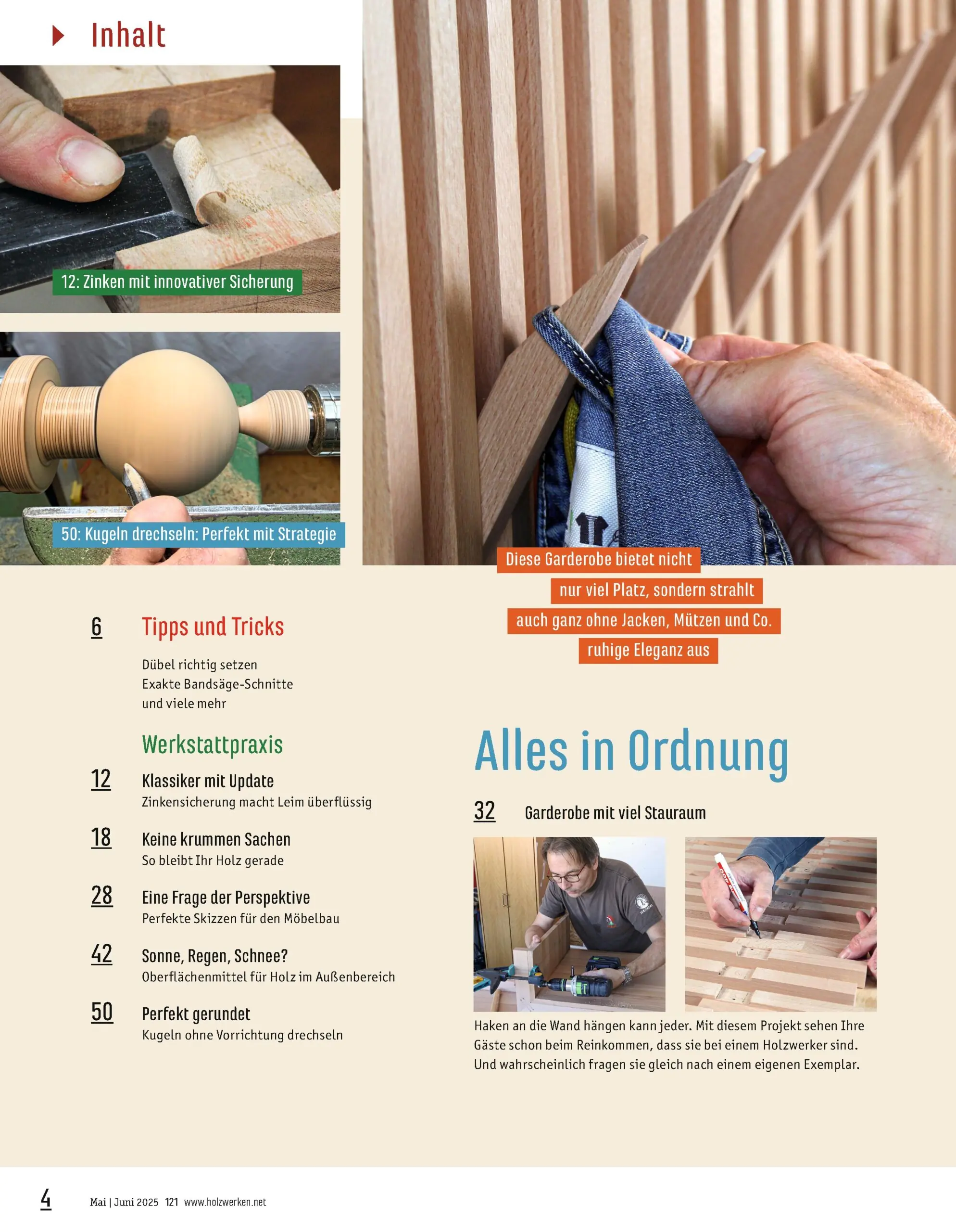 Holzwerken Ausgabe 121 Mai/Jun 2025 Holzwerken Ausgabe 121 Mai/Jun 2025