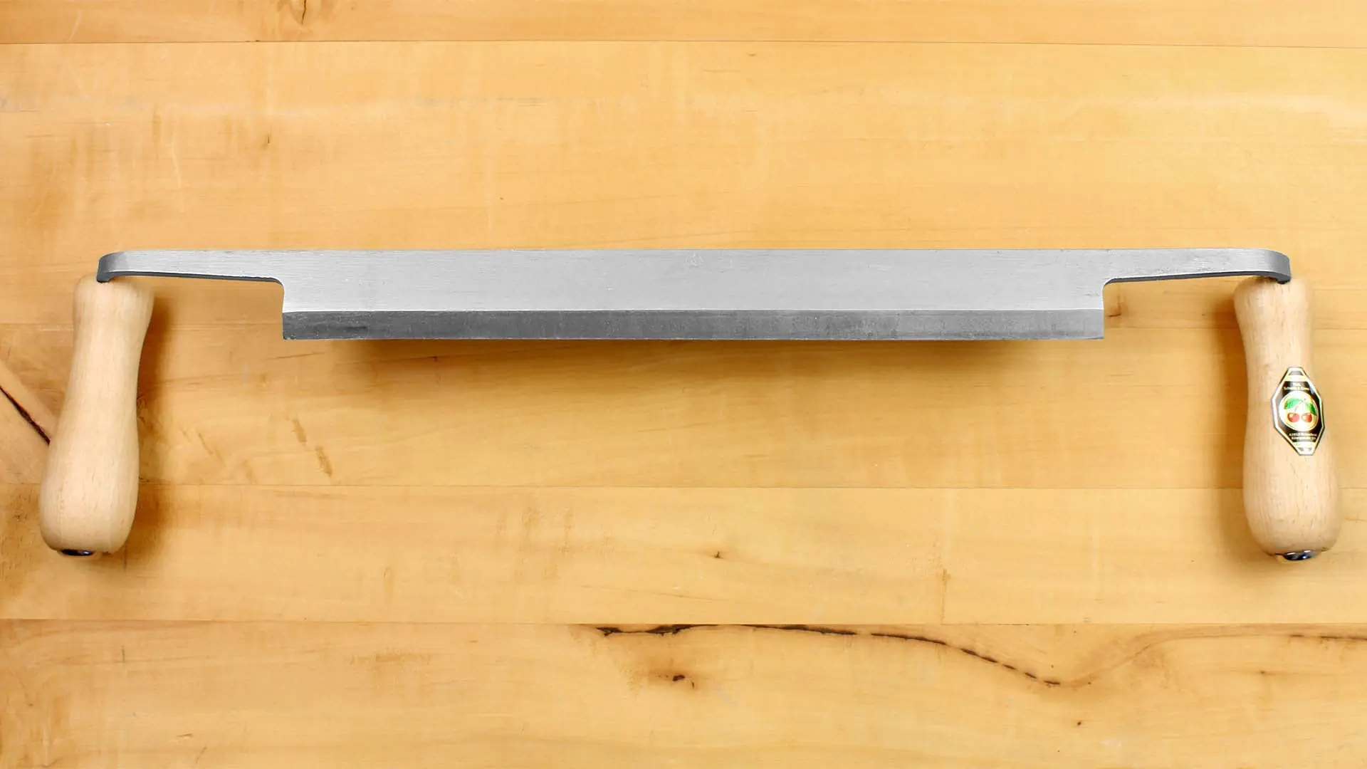 Zugmesser mit gerader Schneide groß KIRSCHEN
