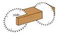 Kreissaegeblatt Anti Kickback HW D=250mm d=30mm B=3.2mm c=2.2mm Z=24 Wechselzahn KLEIN Kreissaegeblatt Anti Kickback HW D=250mm d=30mm B=3.2mm c=2.2mm Z=24 Wechselzahn KLEIN