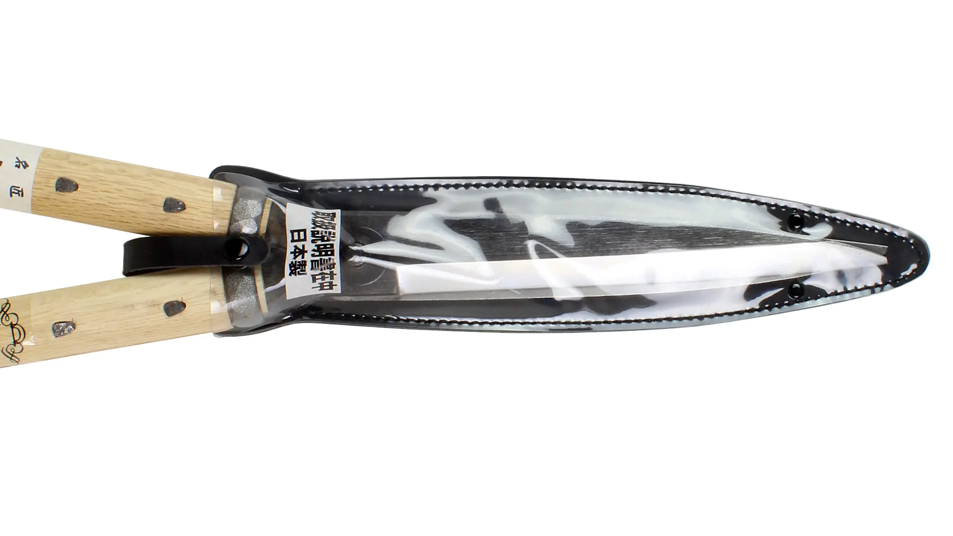 Japanische Heckenschere Klingen 195 mm, Blue Steel (Aogami) zweilagig Japanische Heckenschere Klingen 195 mm, Blue Steel (Aogami) zweilagig