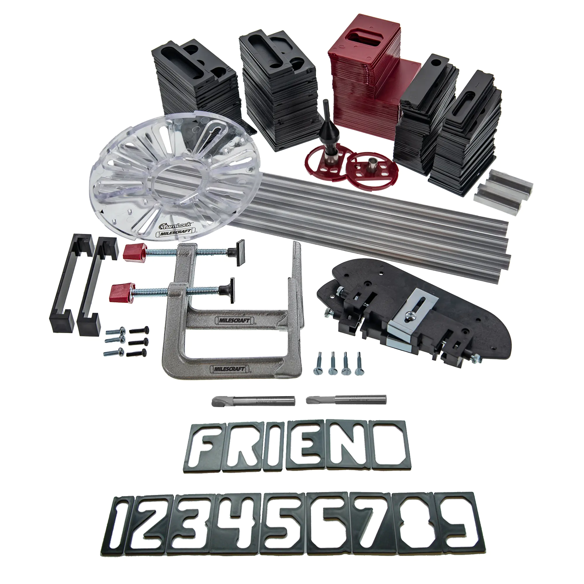 Schriftenfrässchablone SignPro™ MILESCRAFT