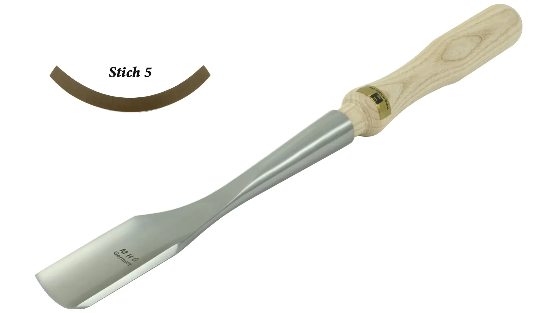 Blockhaus-Hohlbeitel (Timber Tool) Stich 5 von MHG