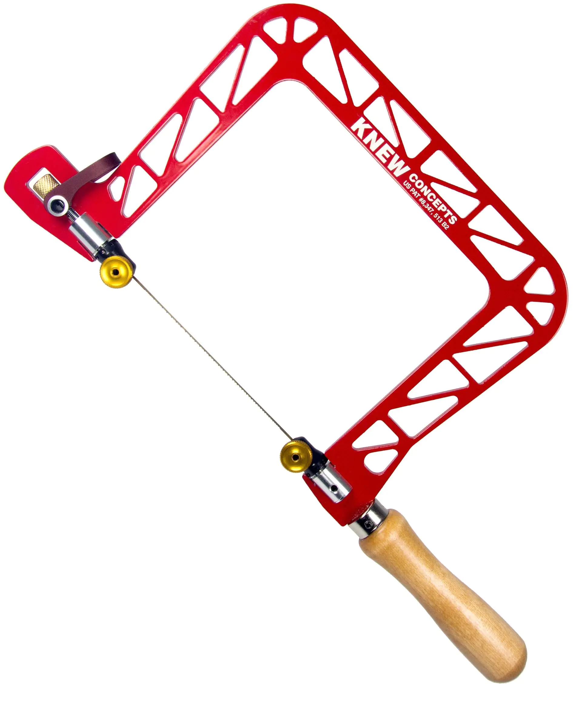 MK IV Schwere Laubsaege Blattspannung mittels Hebel Blatt 360° drehbar Hoehe 125 mm KNEW CONCEPTS