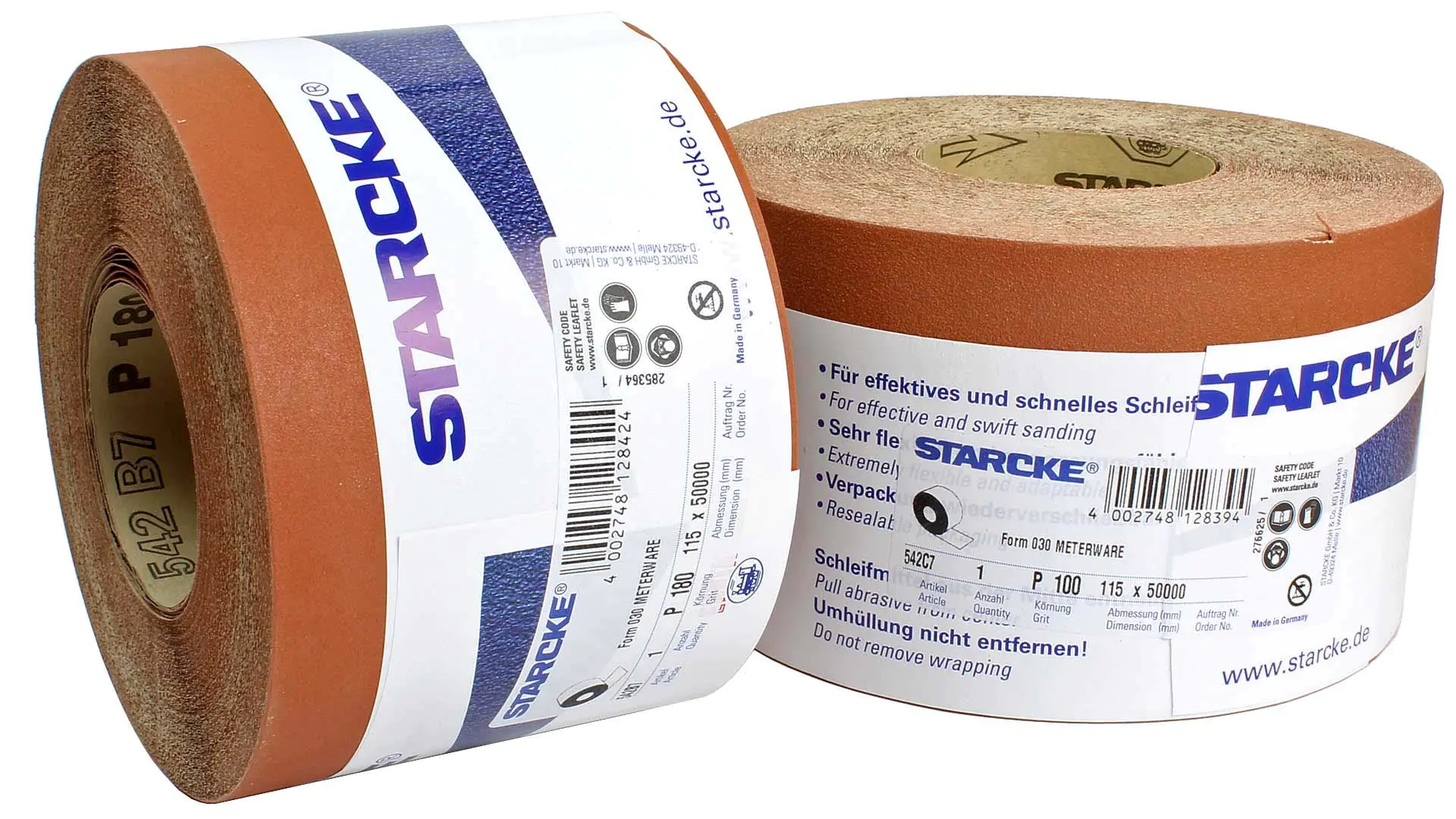 Schleifpapier fuer Holz auf Rolle Breite 115 mm Laenge 50 m P240 Schleifpapier fuer Holz auf Rolle Breite 115 mm Laenge 50 m P240