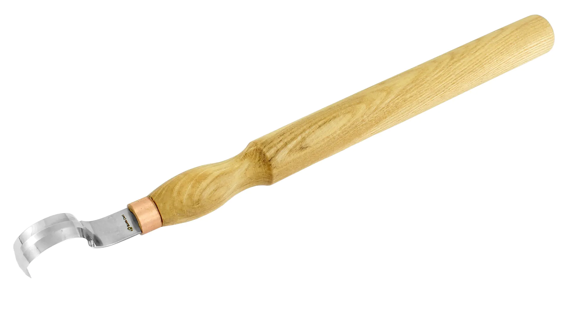 Schnitzmesser gebogen lang beidseitig BEAVERCRAFT
