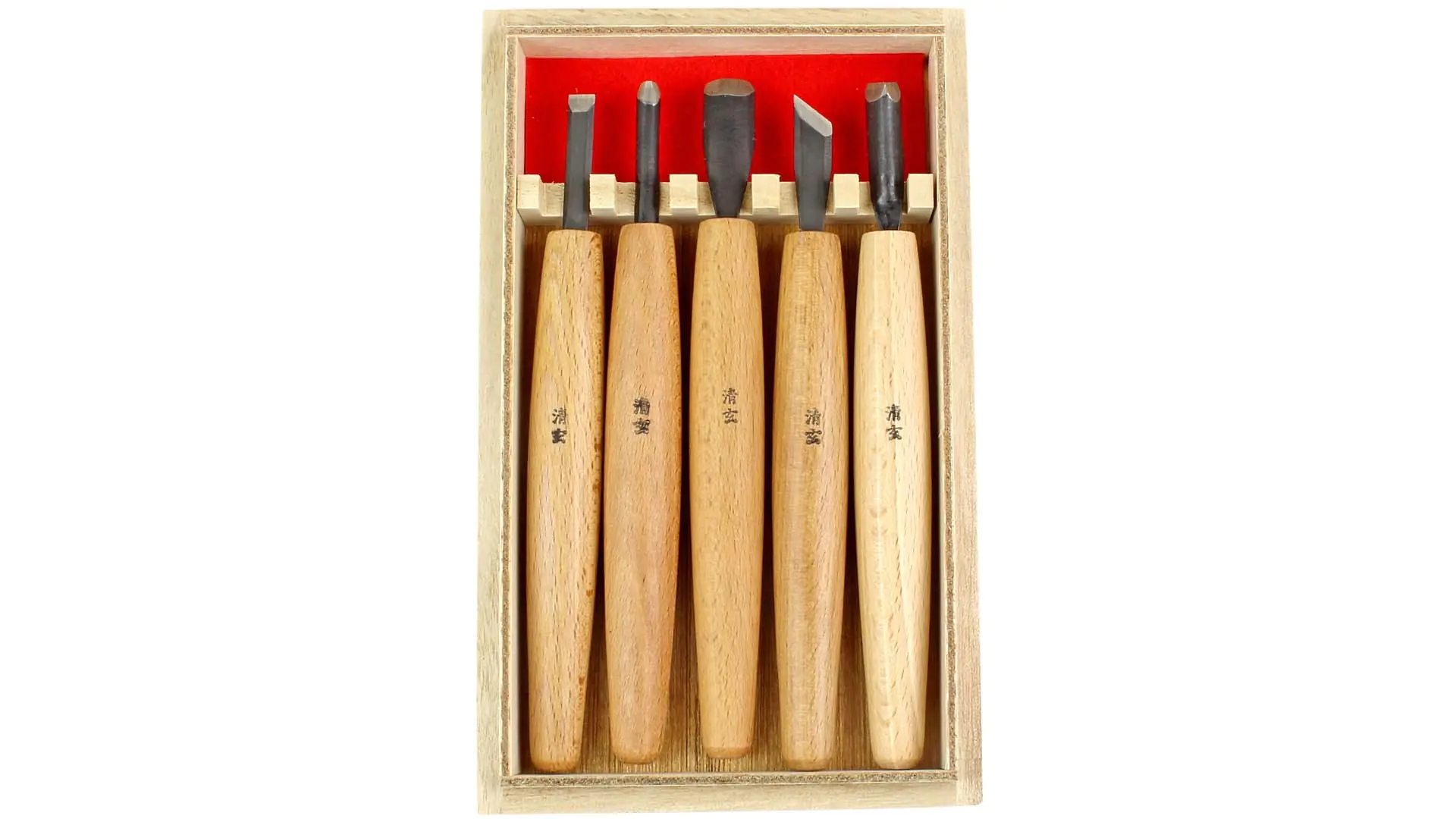 Kleiner japanischer Schnitzeisensatz von Kawasei