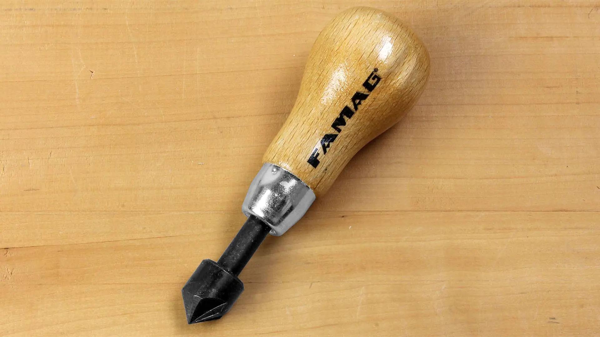 Handsenker mit Holzgriff Durchmesser 16 mm FAMAG