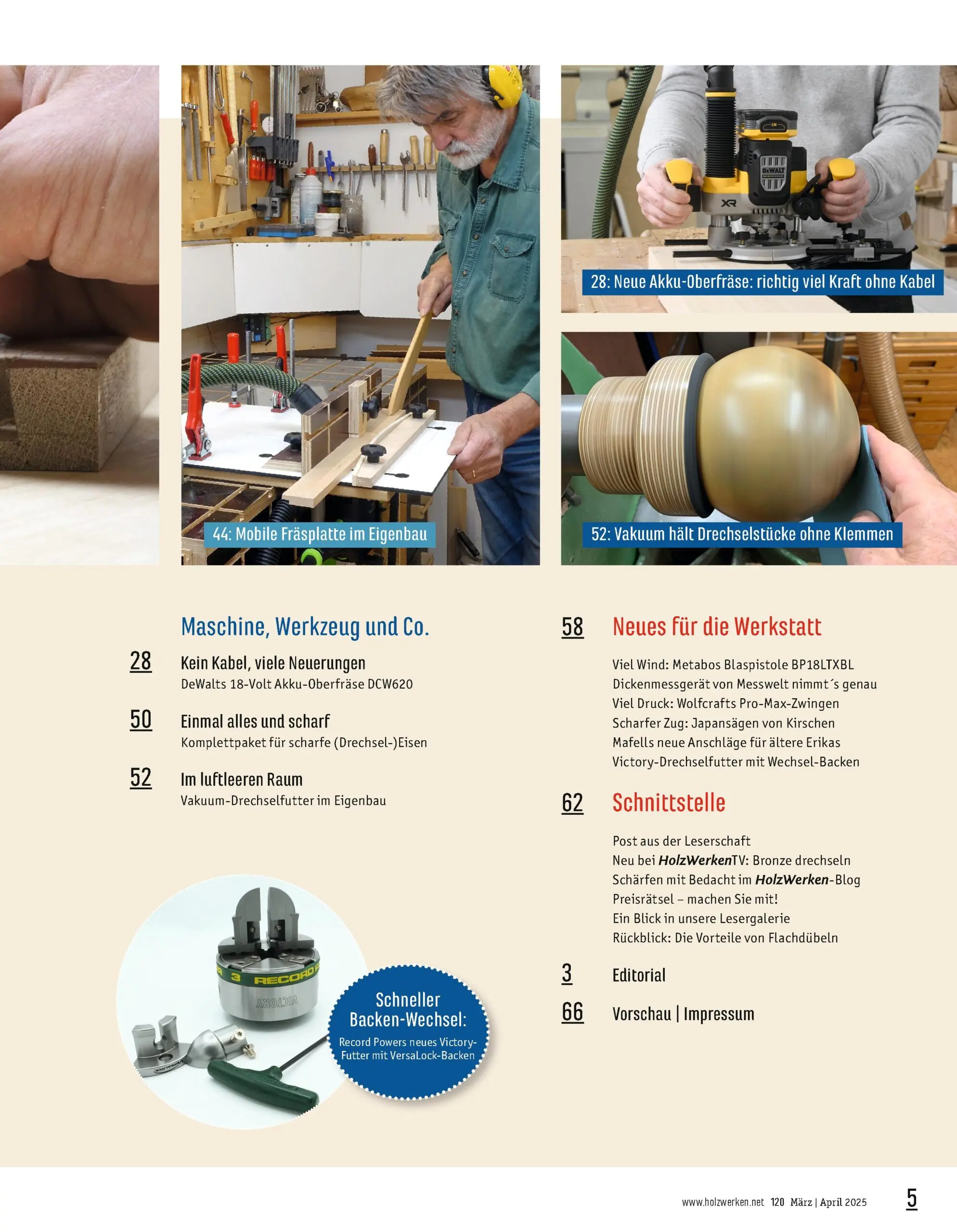 Holzwerken Ausgabe 120 Mrz/Apr 2025 Holzwerken Ausgabe 120 Mrz/Apr 2025