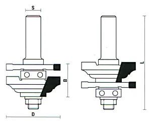 Konterprofilfräser Form 4