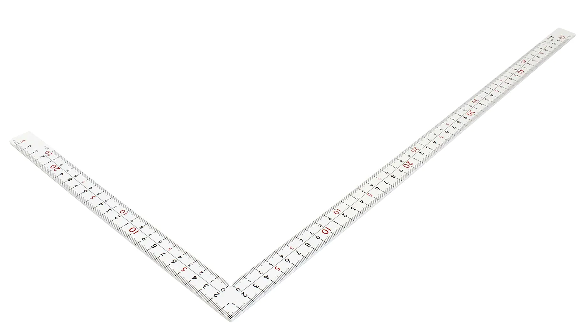 Japanischer Zimmermannswinkel weiss starr 30 cm SHINWA Japanischer Zimmermannswinkel weiss starr 30 cm SHINWA