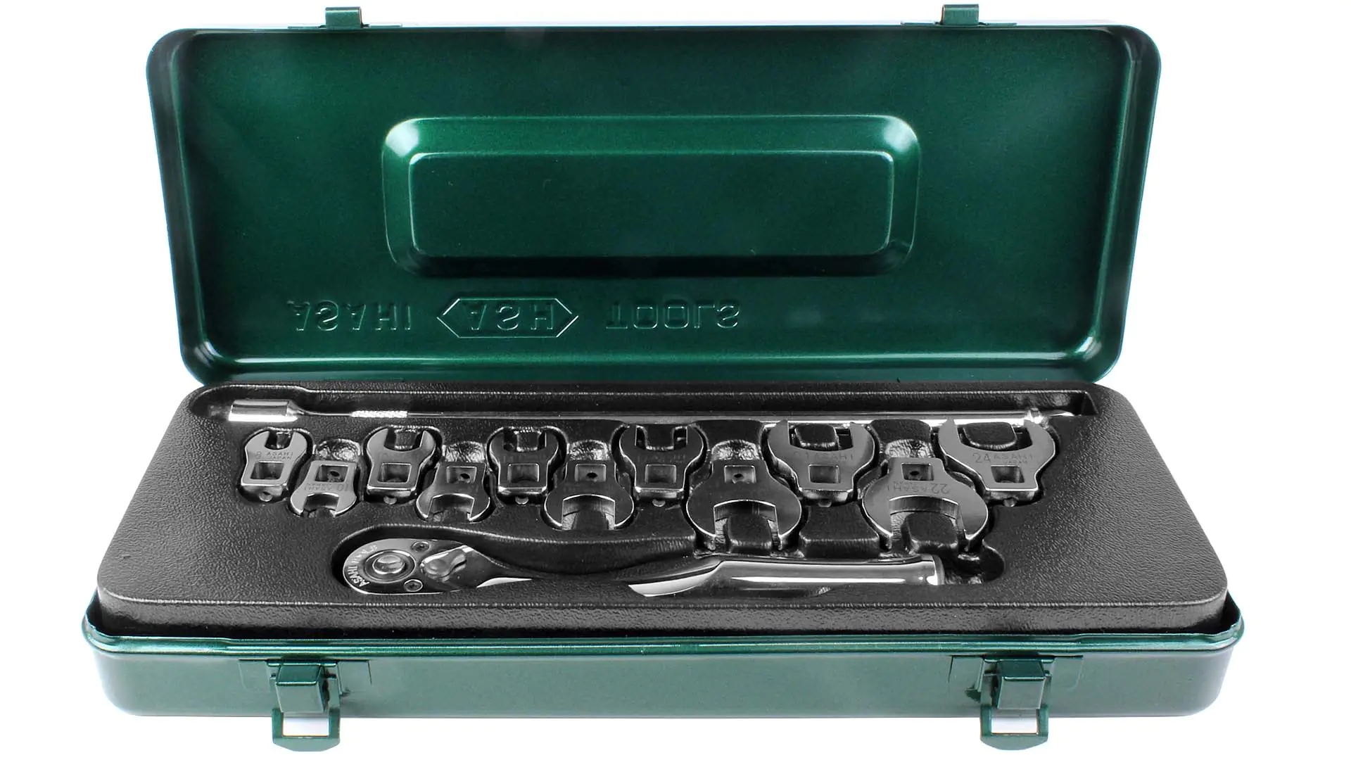 13er Set ASAHI Krähenfuss-Schraubenschlüssel mit 3/8-Zoll Antrieb