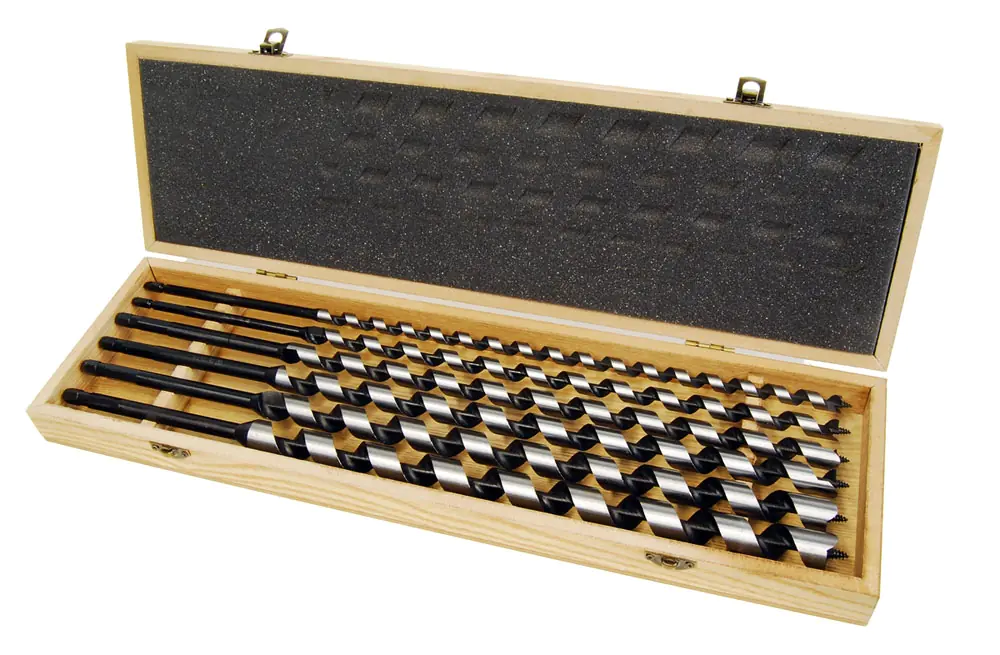 Satz lange Schlangenbohrer 10, 12, 14, 16, 18, 20 mm - Gesamtlänge der Bohrer 460 mm Satz lange Schlangenbohrer 10, 12, 14, 16, 18, 20 mm - Gesamtlänge der Bohrer 460 mm