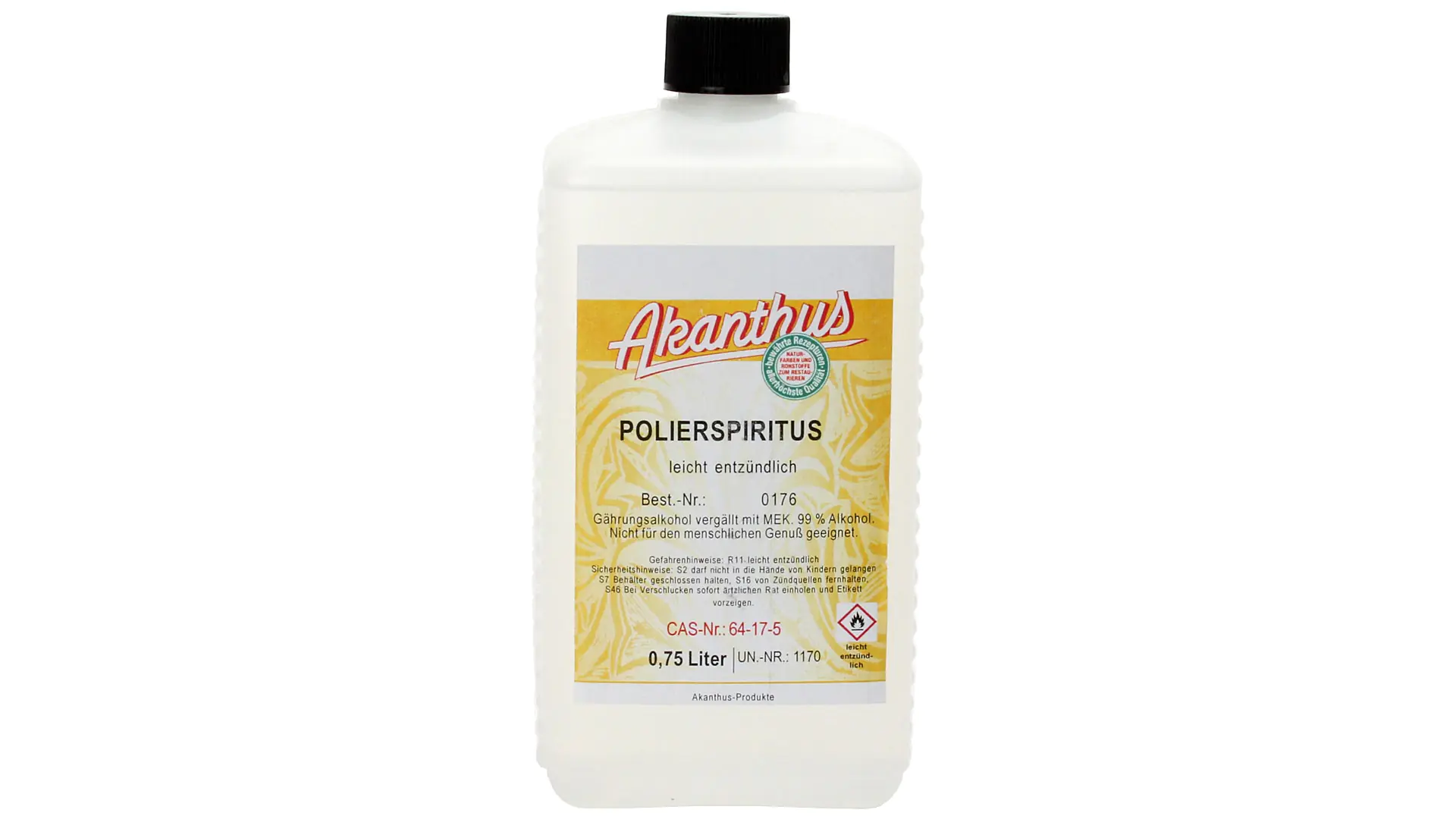 Spiritus zum Ansetzen von Schellack und zum Polieren Spiritus zum Ansetzen von Schellack und zum Polieren
