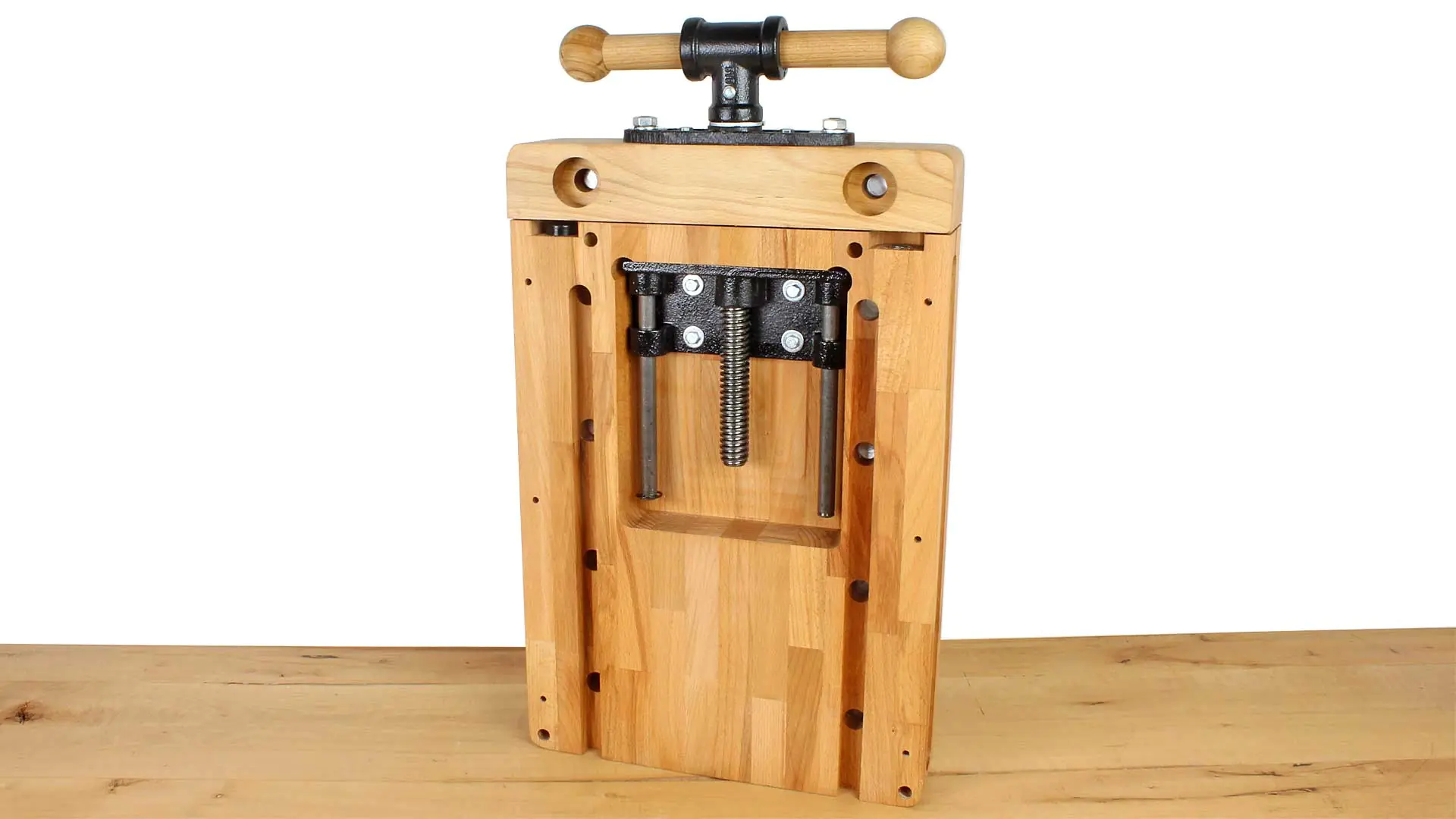 Mobile Hobelbank mit Zangenschlüssel Gesamttiefe mit Holzbacke 530 mm Gesamtbreite 350 mm PINIE Mobile Hobelbank mit Zangenschlüssel Gesamttiefe mit Holzbacke 530 mm Gesamtbreite 350 mm PINIE