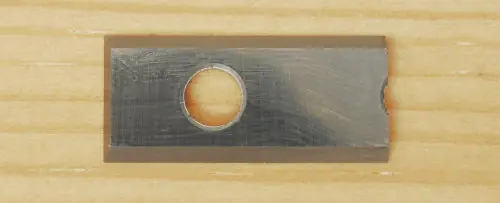 Ersatz-Wendeplatte für Wendeplatten-Bündigfräser mit Anlaufring