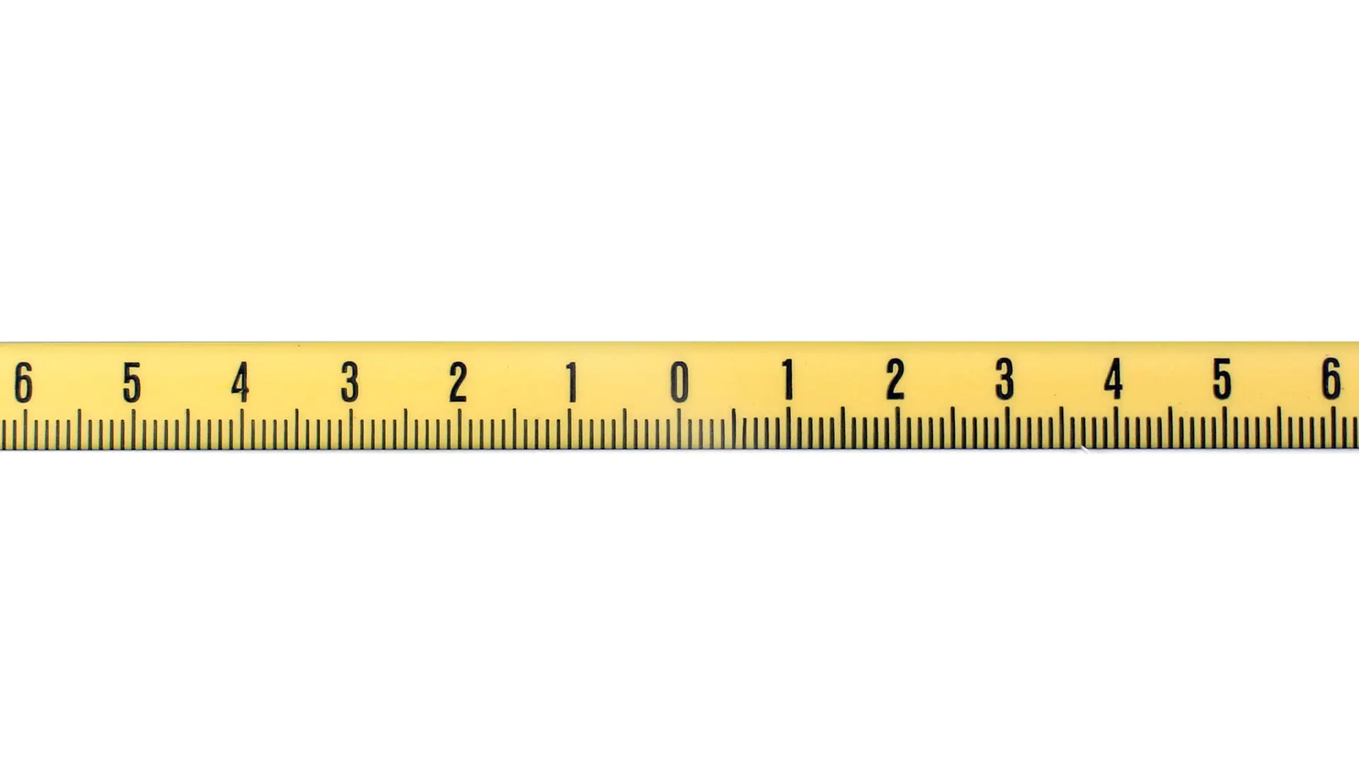 Schmales Stahlmaßband, selbstklebend, Ablesung von der Mitte nach links und nach rechts, mm-Teilung Schmales Stahlmaßband, selbstklebend, Ablesung von der Mitte nach links und nach rechts, mm-Teilung