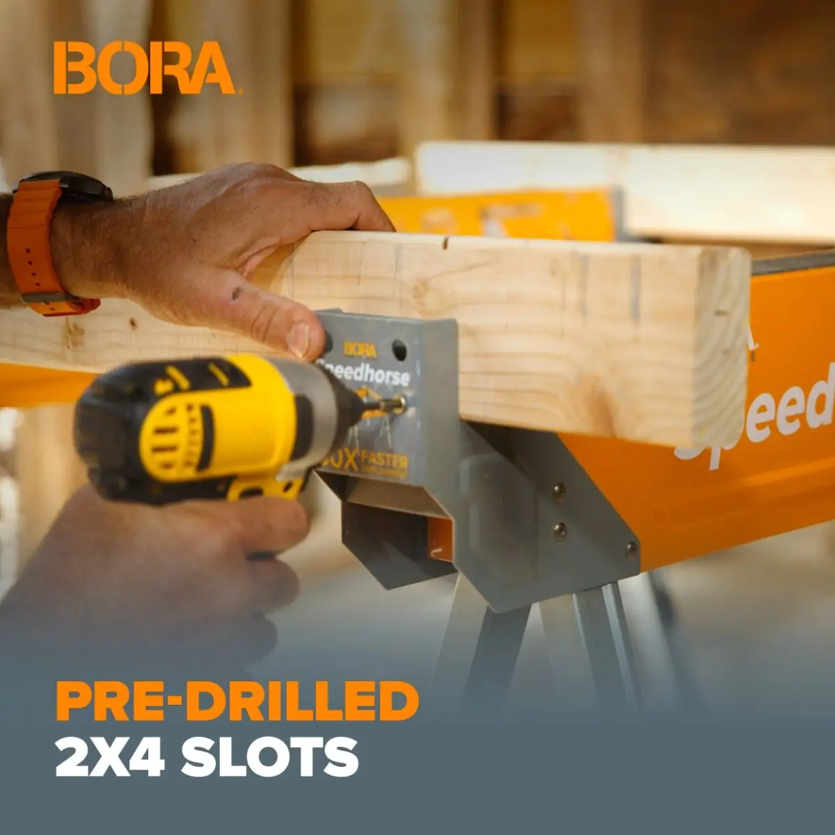 2er-Set  Einstellbarer Arbeitsbock "Speedhorse XT" PM-4550 BORA 2er-Set  Einstellbarer Arbeitsbock "Speedhorse XT" PM-4550 BORA