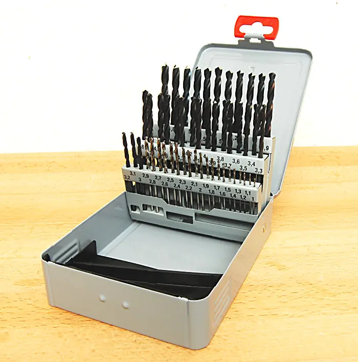 HSS Spiralbohrer-Satz 1,0 - 6,0 mm steigend um 0,1 mm (51 Stück)