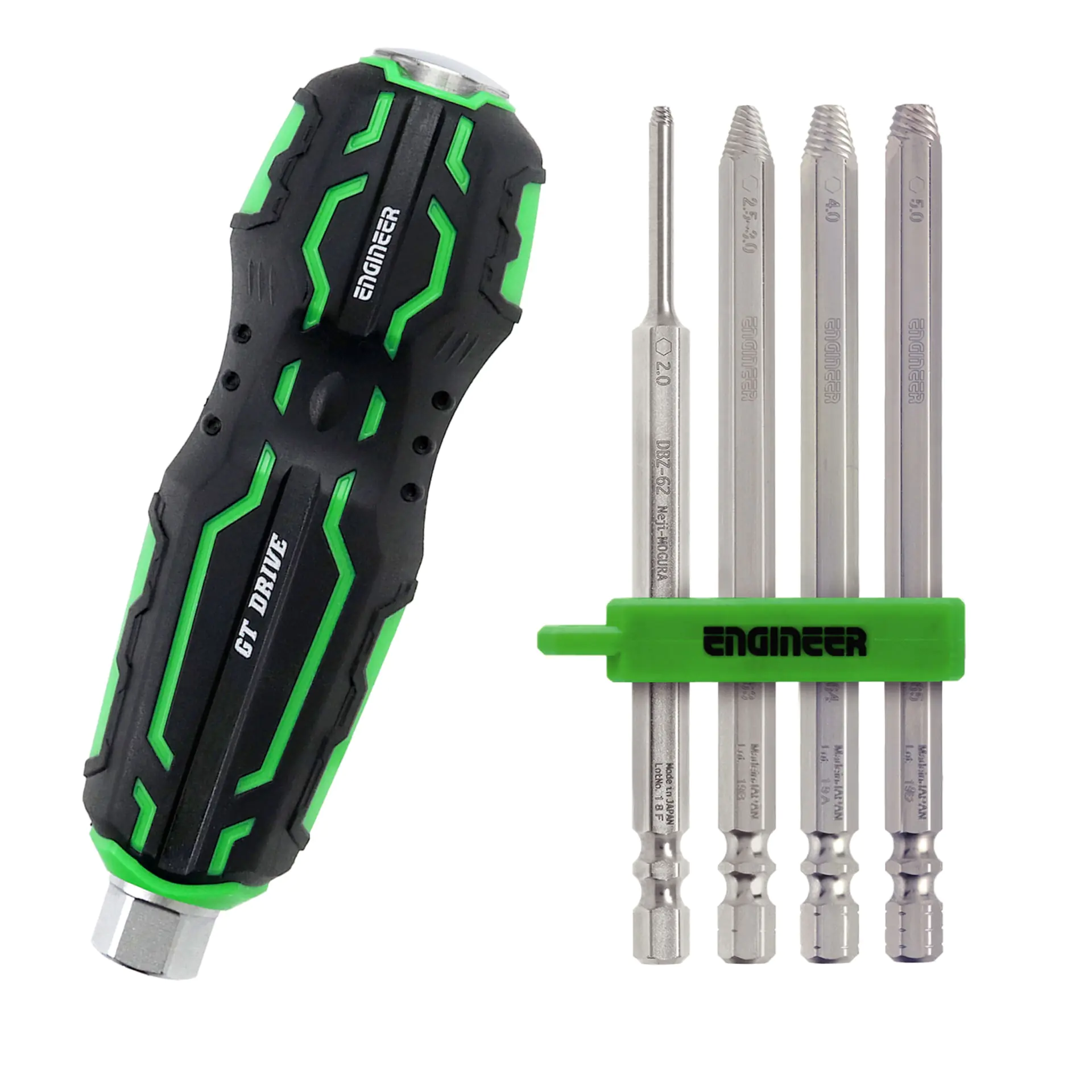 4-in-1 105mm Schraubenausdrehset für Innensechskantschrauben ENGINEER