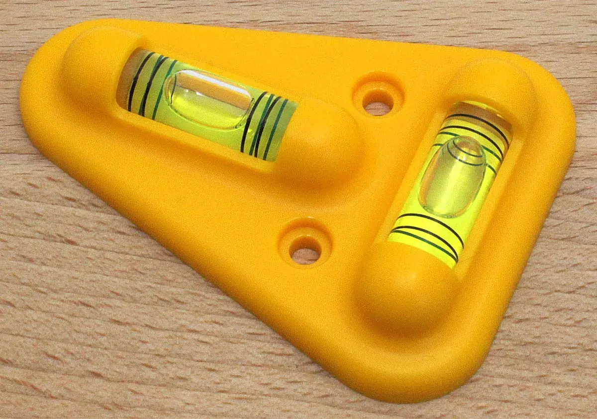 Mini Wasserwaage mit zwei Libellen