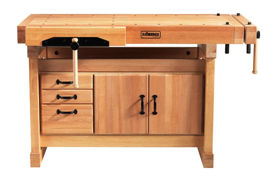 Sjöbergs Hobelbank Modell ELITE 1500 mit Schrank SM03
