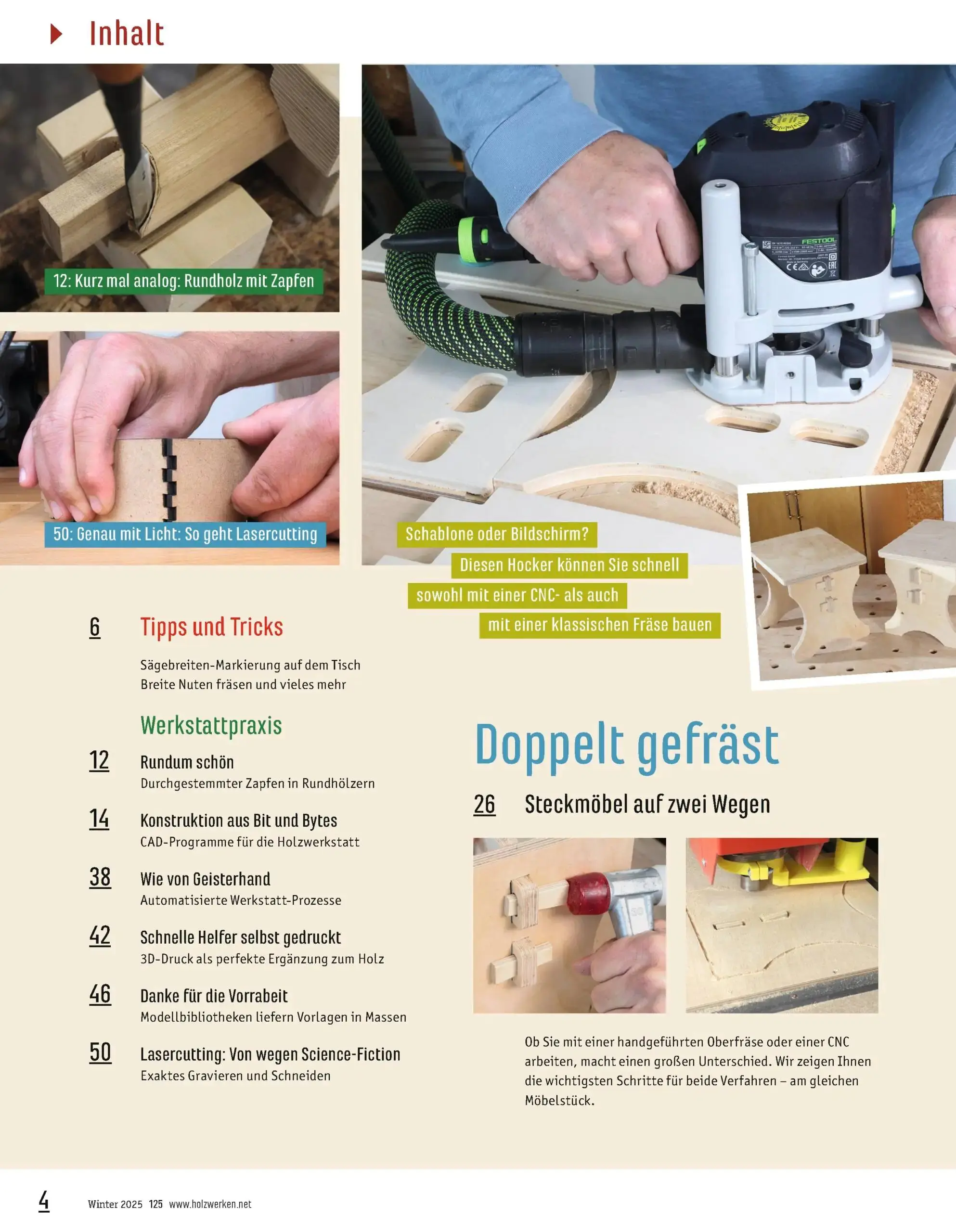 HolzWerken Spezial Digital! Ausgabe 125 Winter 2025