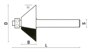 Fasefräser mit Anlaufring