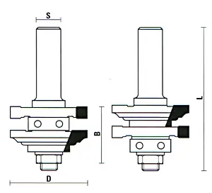 Konterprofilfräser Form 5