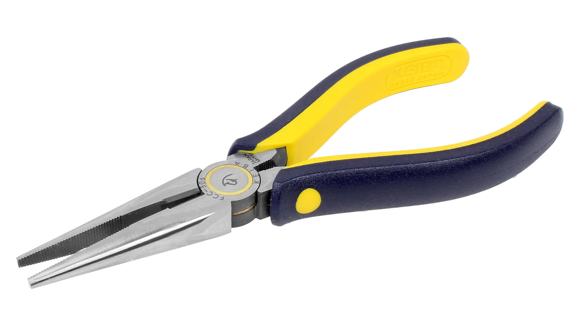 KEIBA Flachrundzange mit 2-Komponentengriff High Grade Serie
