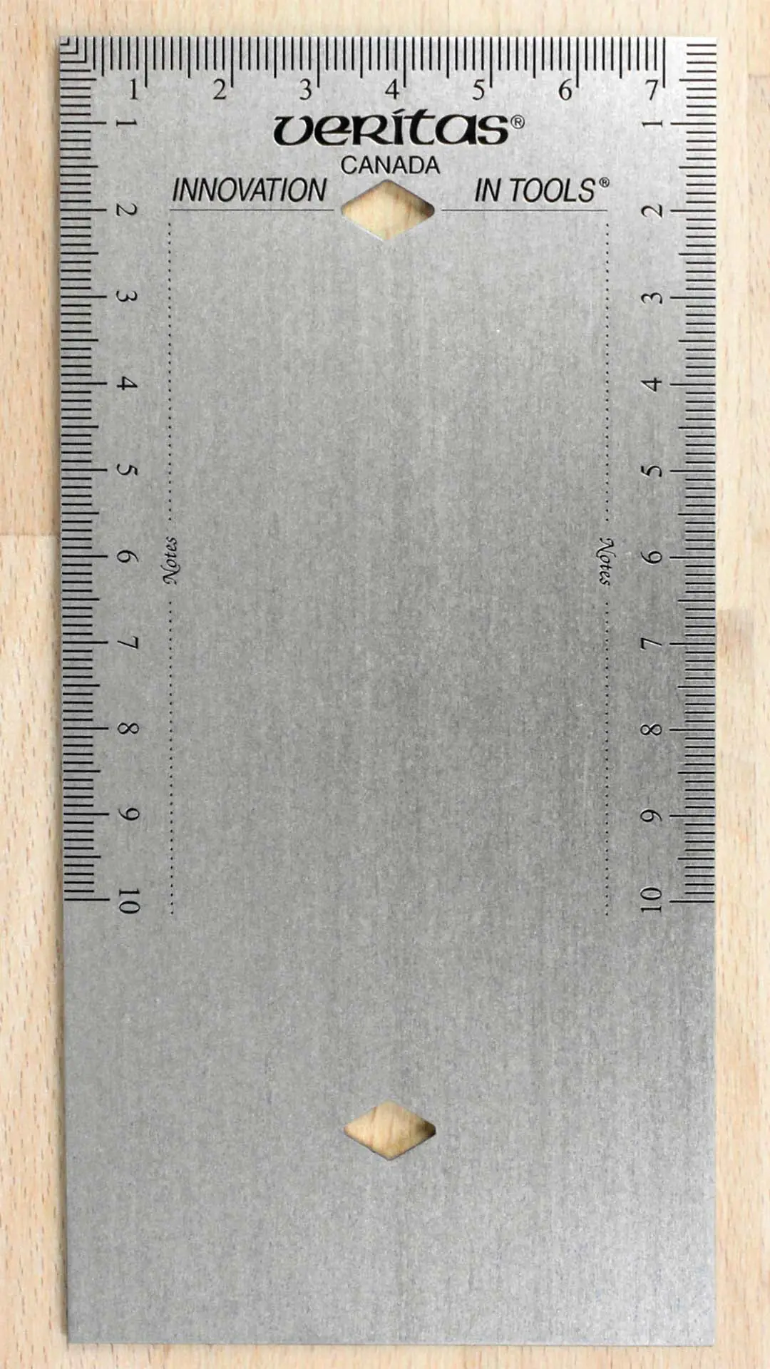 Maßstab mit mm-Skala für verschiebbaren Winkel (Sliding Square Ruler Metric) VERITAS
