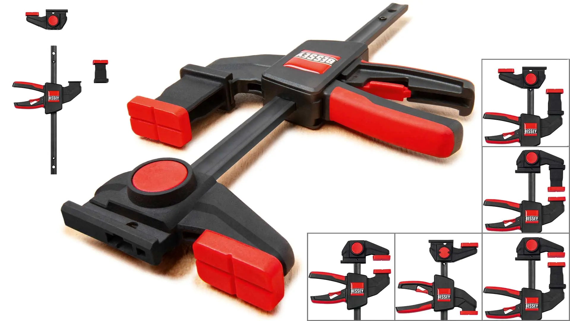 Einhand-Tischzwinge EZR (2 St./Packung) Einhand-Tischzwinge EZR (2 St./Packung)