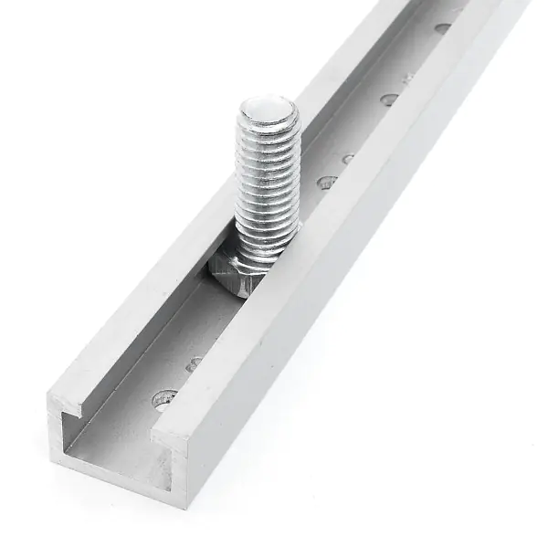 Stellschiene (T-Nut-Schiene) 17 x 10 mm Laenge 600 mm AWESO Stellschiene (T-Nut-Schiene) 17 x 10 mm Laenge 600 mm AWESO