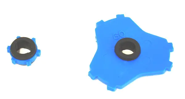 Poly-Clic Galvawood Ersatz-Führungsplatten mit Gummihülse Poly-Clic Galvawood Ersatz-Führungsplatten mit Gummihülse