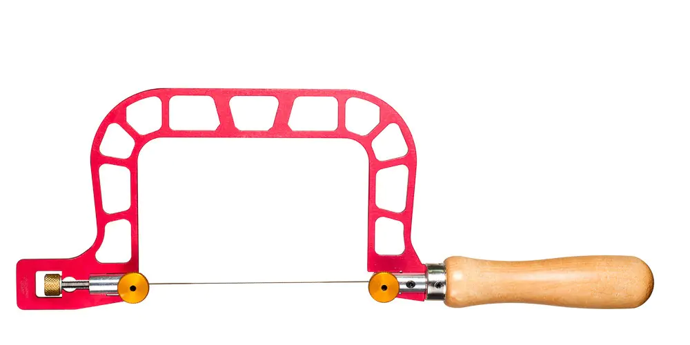 3 inch Laubsäge Blattspannung mittels Schraube