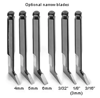 Kleines Eisen gerade 3/32 in. = 2.4 mm fuer VERITAS Grundhobel