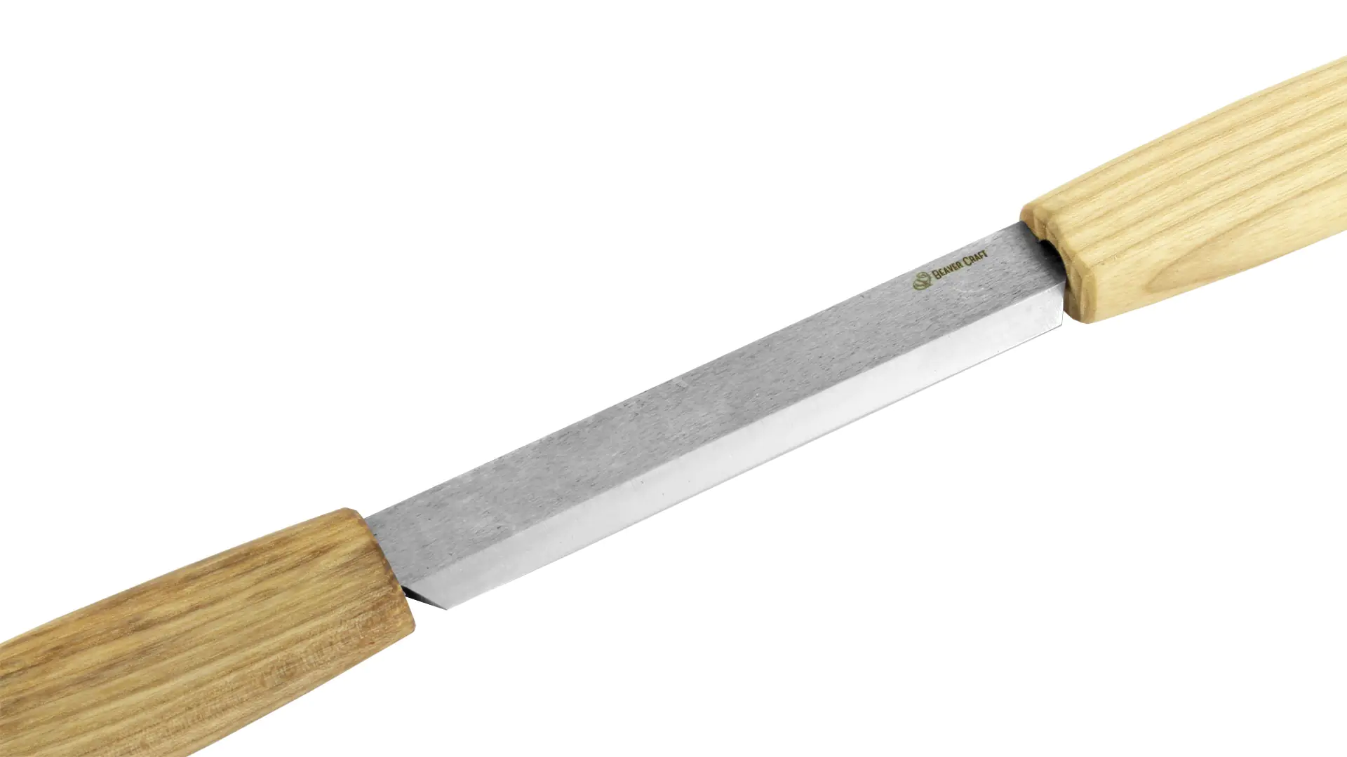 Kleines Ziehmesser 3mm mit Lederhülle BEAVERCRAFT Kleines Ziehmesser 3mm mit Lederhülle BEAVERCRAFT