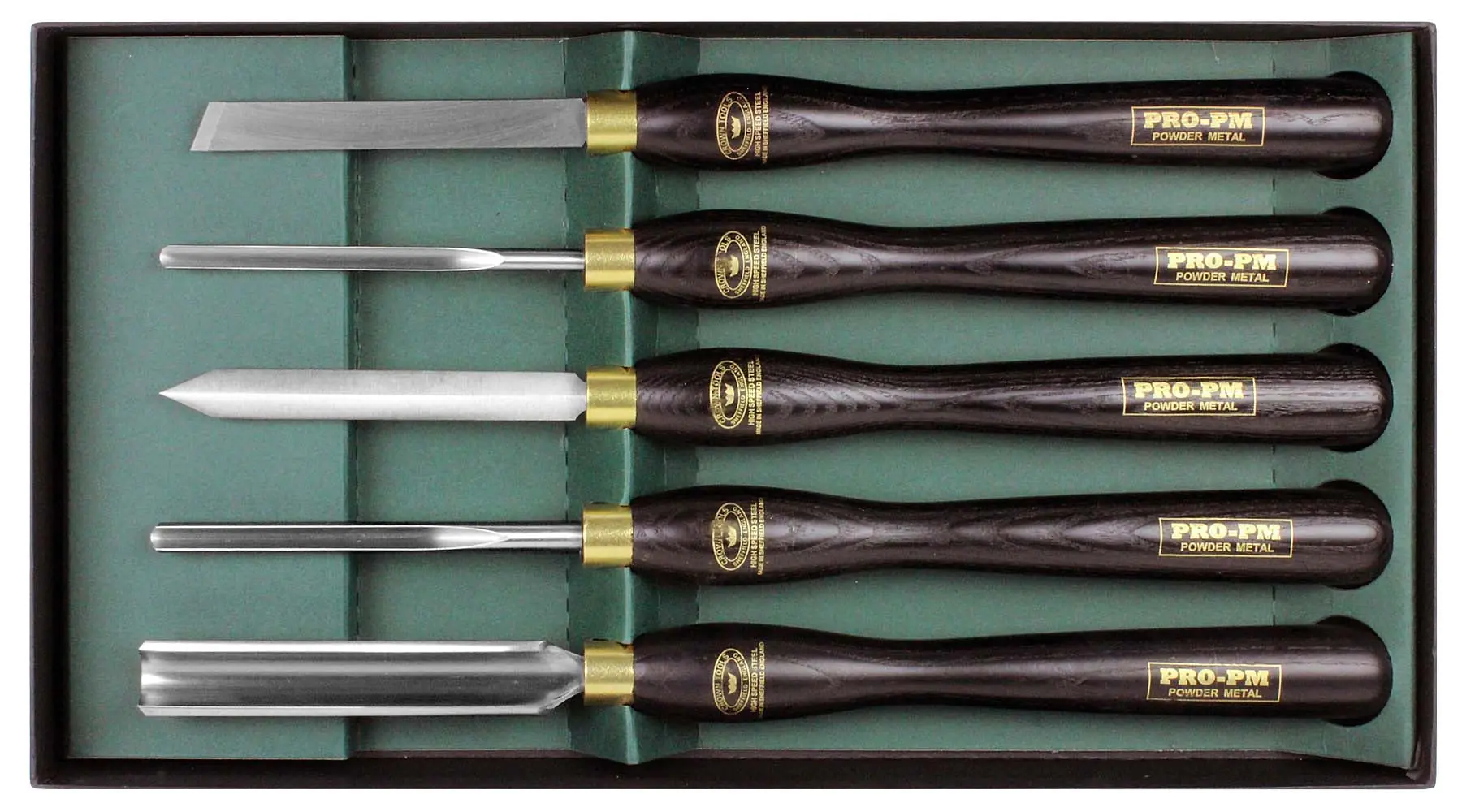 5er Satz PM Drechseleisen von CROWN