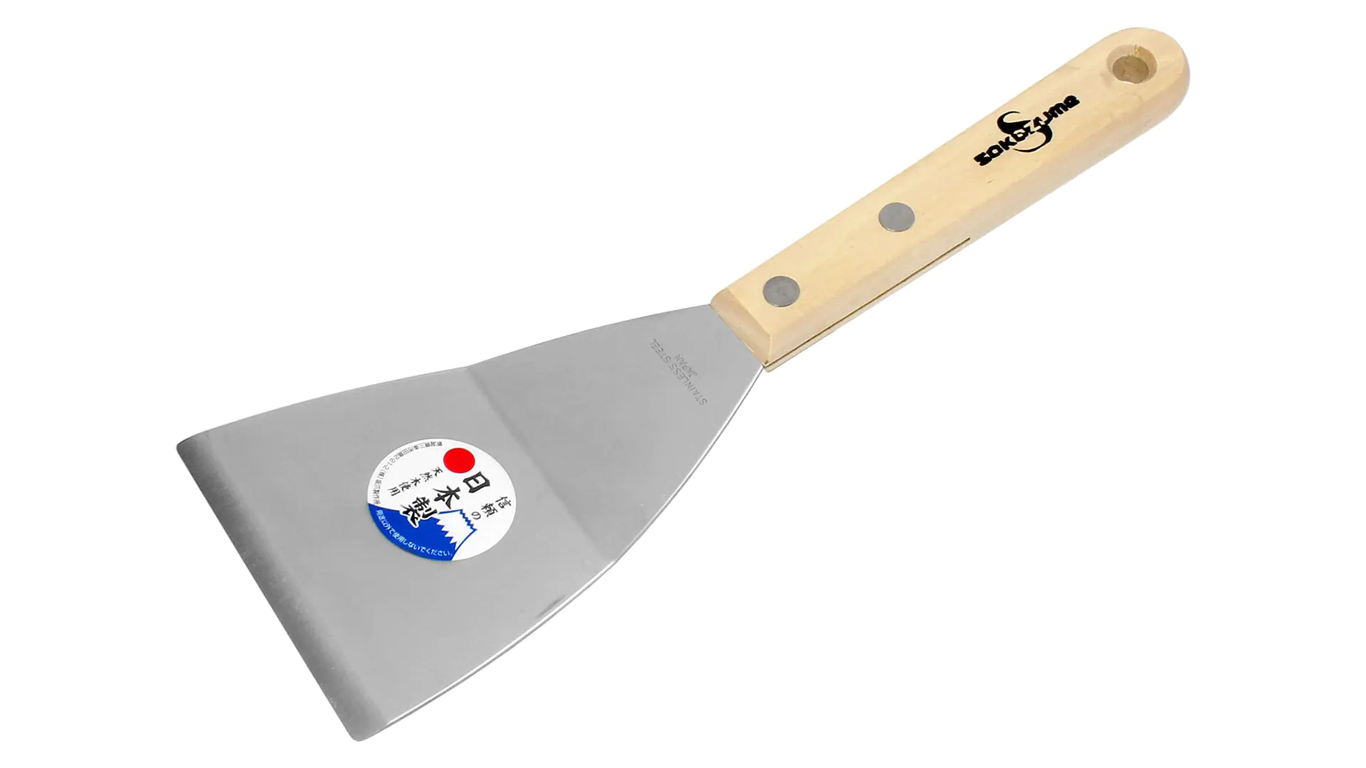 Edelstahl-Spachtel gekröpfte Form