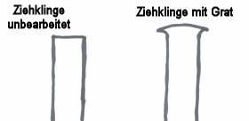 Wofür werden Ziehklingen benutzt?